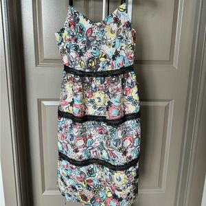 Preloved dress size medium flowers